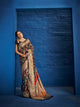 Cocktail Party Wear Kashmiri Embroidery Sari
