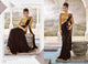 Partywear TV70703 Designer Black Silk Lycra Frilled Saree - Fashion Nation