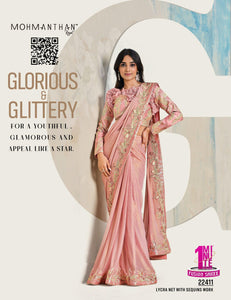 Designer Wear Pre-Stitched Saree