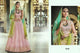 Stunning Nakkashi NAK5132 Bridal Pink Satin Silk Shaded Green Blue Net Lehenga Choli - Fashion Nation