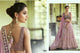 Wonderful Nakkashi NAK5134 Bridal Mauve Net Burgundy Velvet Lehenga Choli - Fashion Nation