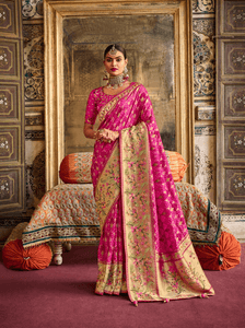 Sangeet Special Silk Embroidered Saree