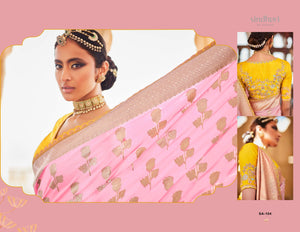 Engagement Wear Designer Silk Saree