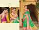 Beautiful KIM1008 Dressy Pink Yellow Green Banarasi Silk Weaving Saree - Fashion Nation