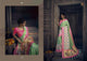 Pretty MN4901 Bridal Green Pink Silk Saree - Fashion Nation